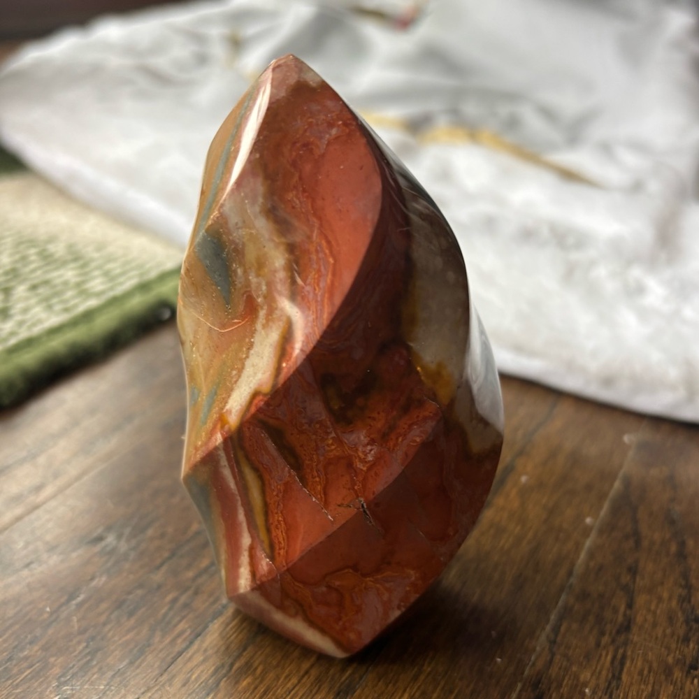 Stunning Polychrome Jasper Flame 🔥